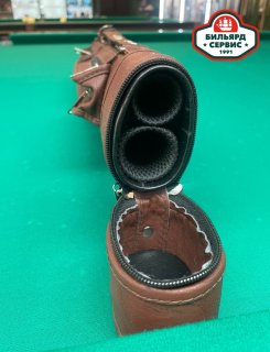 Тубус для кия 2РС 1х1 Mosin Тэйлор корич.