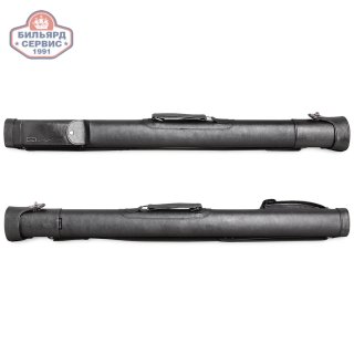 Тубус QK-S Musketeer 1x1 с отделением для удлинителя серый металлик