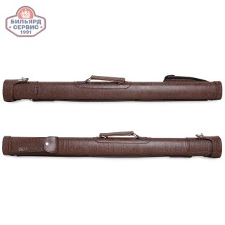 Тубус QK-S Musketeer 1x1 с отделением для удлинителя коричневый аллигатор