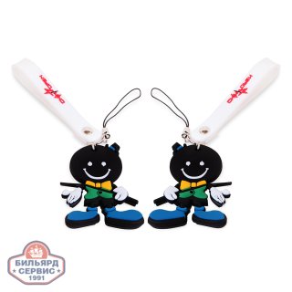 Брелок BK1012 для мобильного телефона резиновый