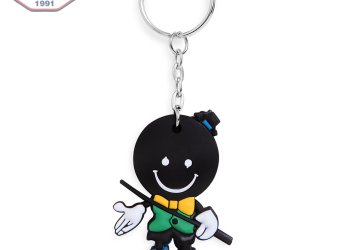 Брелок BK1008 на цепочке резиновый