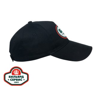Бейсболка BS1991 70 (Черный, 54-61 , Хлопок 100%, 200г/м2)