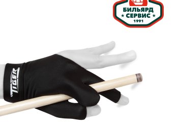 Перчатка Tiger-X Professional Billiard Glove черная левая (размер M)