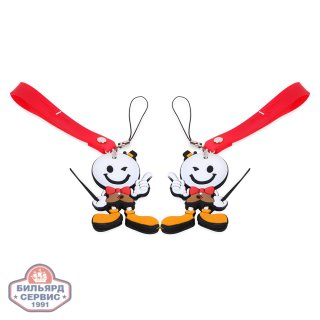 Брелок BK1013 для мобильного телефона резиновый