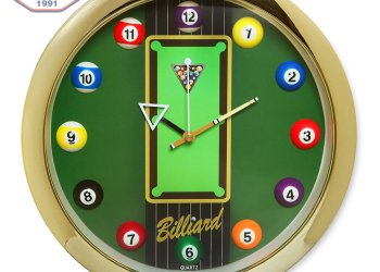 Часы Бильярд SN5029 ø29,5см