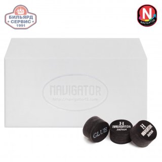 Наклейка для кия Navigator Black Snooker ø11мм Hard 1шт