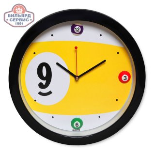 Часы Бильярд SN5026 ø29,5см