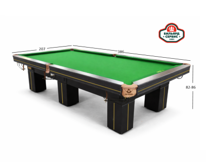 Бильярдный стол Легенда-SNOOKER, 12 футов, производство BS1991