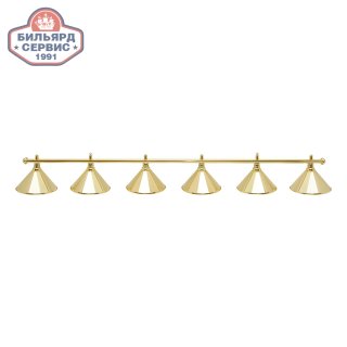 Светильник Evegreen 6 плафонов (золото)