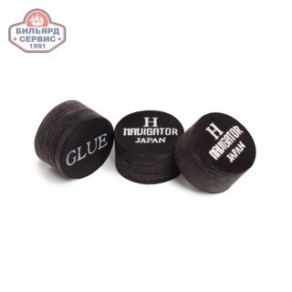 Наклейка для кия Navigator Black Snooker ø11мм Hard 1шт