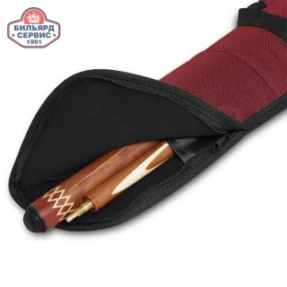 Чехол для кия 1-13 1х1 бордовый