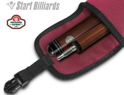 Чехол для кия 1-12 1х1 красный