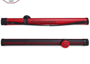 Тубус Poison Armor Velcro 1x1 красный/чёрный