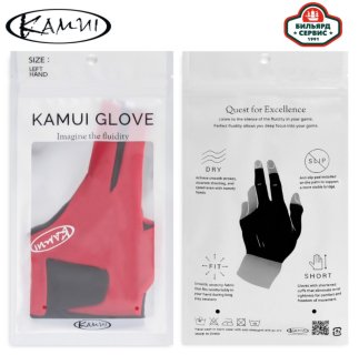 Перчатка Kamui QuickDry Short красная/черная левая L