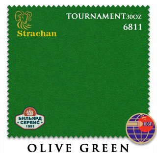 Сукно Strachan 6811 Tournament 30 OZ Olive Green