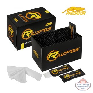 Салфетки для чистки кия Predator Revo Wipes 1шт.
