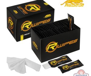 Салфетки для чистки кия Predator Revo Wipes 1шт.