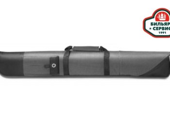 Чехол для кия 1-13 1х1, 2PC, серый/черный