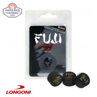 Наклейка для кия Longoni Fuji Black ø14мм Hard 1шт.,