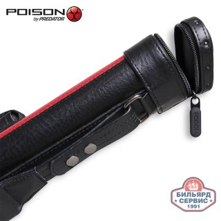 Тубус Poison Armor 1x1 красный/чёрный