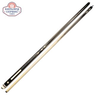 Кий мастер Роман Королёв Арбалет дл.гнутый запил (черный граб, граб) (пирамида)