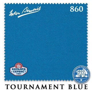 Сукно Iwan Simonis 860, Tournament Blue, 198 см.
