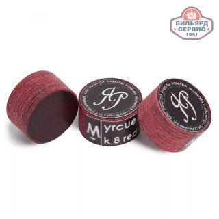 Наклейка для кия Р. Якимова Mk 8 Red ø13,5мм Medium