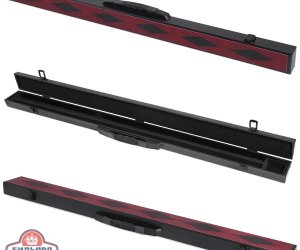 Кейс Fortuna Montana 1x1 черный/бордовый W11R72-13P