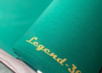 Сукно Legend-30, Yellow Green, 198 см (отрез 10м, есть маяки)