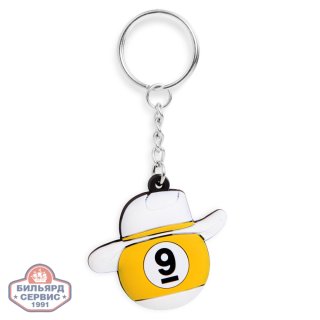 Брелок BK1018 на цепочке резиновый