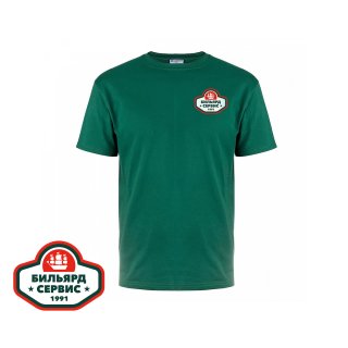 Футболка BS1991 (Темно-зеленый, XL 50-52, Хлопок 100%, 145г/м2)