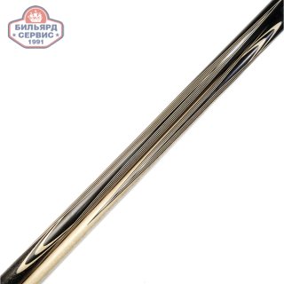 Кий мастер Роман Королёв Арбалет дл.гнутый запил (черный граб, граб) (пирамида)