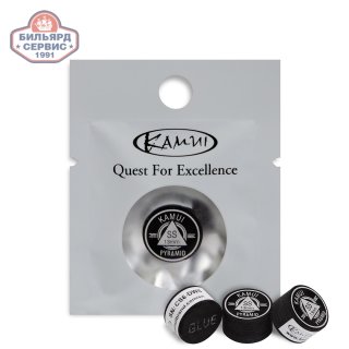 Наклейка для кия Kamui Pyramid Black ø13мм Super Soft 1шт.