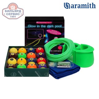 Шары для пула Aramith Glow in the dark Pool 57,2 мм (комплект)