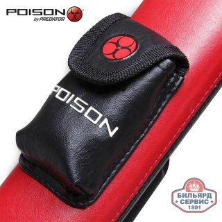 Тубус Poison Armor 1x1 красный/чёрный