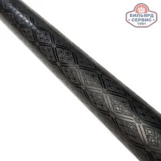 Кий мастер Роман Королёв Арбалет дл.гнутый запил (черный граб, граб) (пирамида)