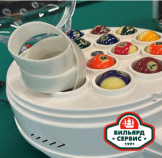 Лента фетровая для замены сменных вкладышей в машинке для чистки шаров пул/снукер (400 см х 3 см)