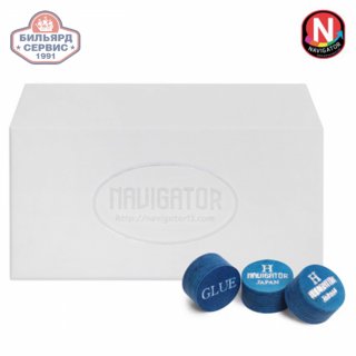 Наклейка для кия Navigator Blue Impact Snooker ø11мм Hard 1шт