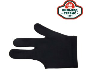 Перчатка для бильярда универсальная безразмерная цвет чёрный