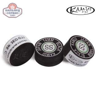 Наклейка для кия Kamui Black ø14мм Super Soft 1шт.