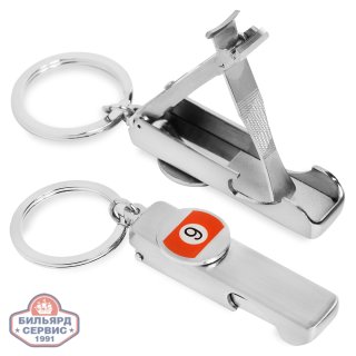 Брелок MT5007 на цепочке металлический