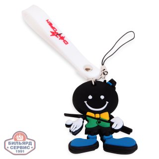 Брелок BK1012 для мобильного телефона резиновый