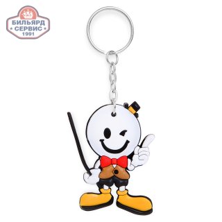 Брелок BK1007 на цепочке резиновый