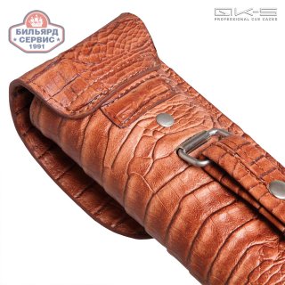 Тубус QK-S Tomahawk 1x1 светло-коричневый аллигатор