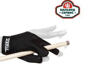 Перчатка Tiger-X Professional Billiard Glove черная левая (размер XL)
