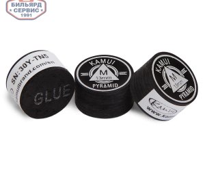 Наклейка для кия Kamui Pyramid Black ø13мм Medium 1шт.