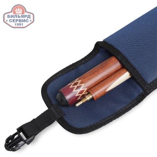 Чехол для кия 1-12 1х1 синий/черный