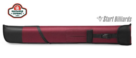 Чехол для кия 1-12 1х1 красный