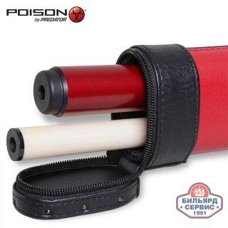 Тубус Poison Armor 1x1 красный/чёрный
