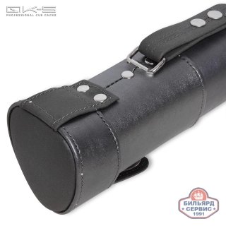 Тубус QK-S Musketeer 1x1 с отделением для удлинителя серый металлик